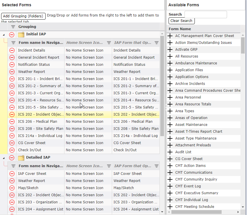Admin - Navigation Setup