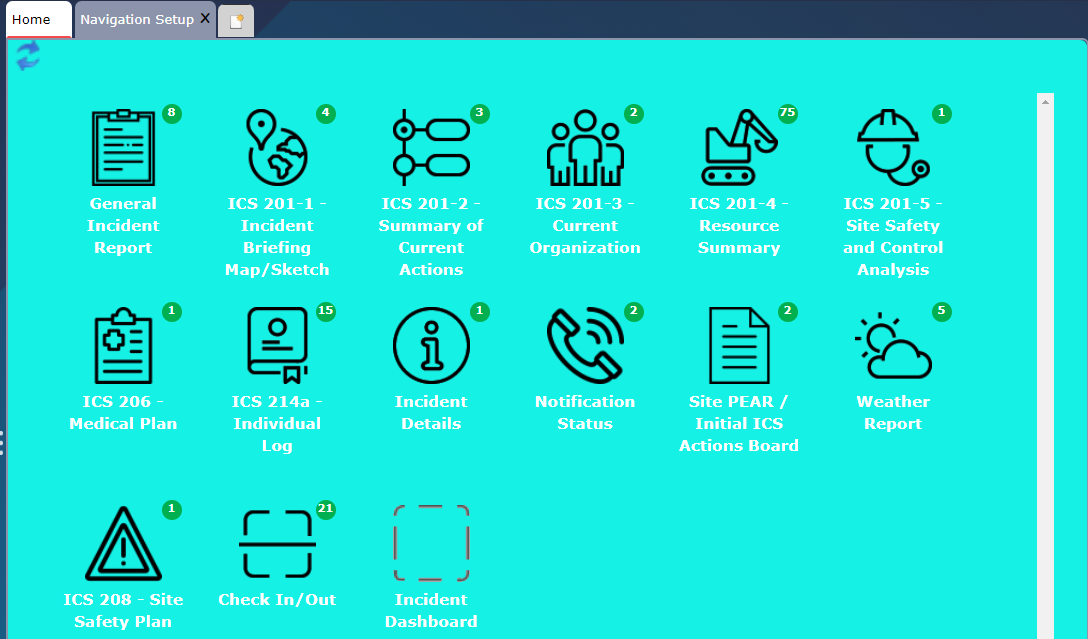 Admin - Navigation Setup