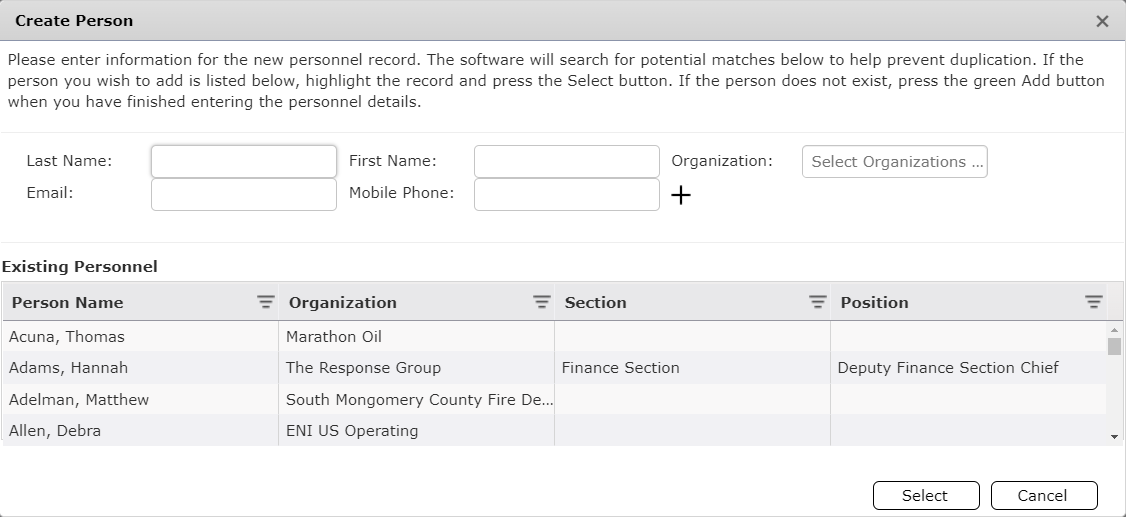 Admin - User Setup